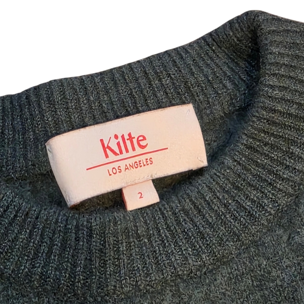 KILTE Collection Colette 100% Machine Washable Cashmere Set - Sage Green